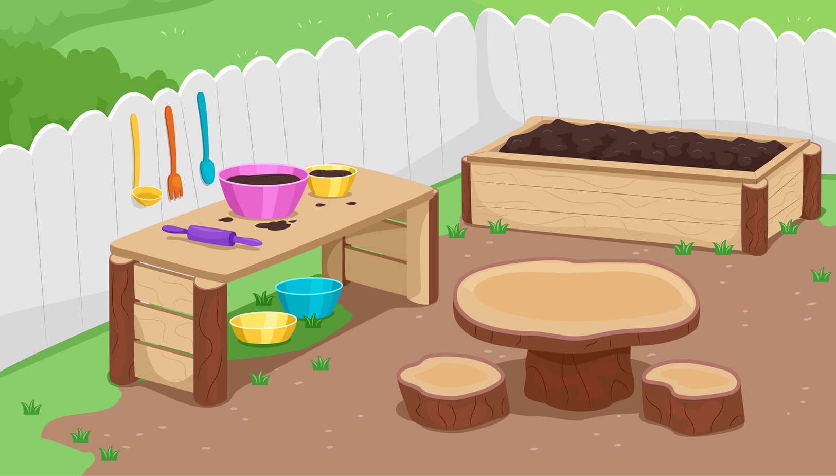 How To Build A Kids Garden Mud Kitchen UpGardener™