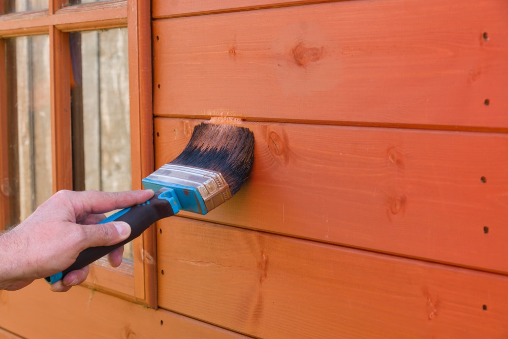 Best paint for a wood shed