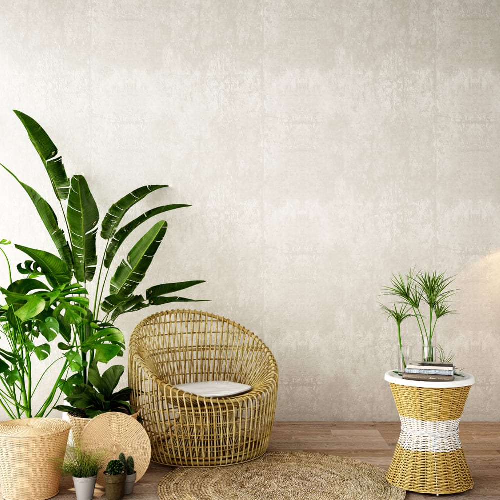 rattan armchair